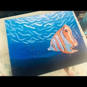 Sea life painting